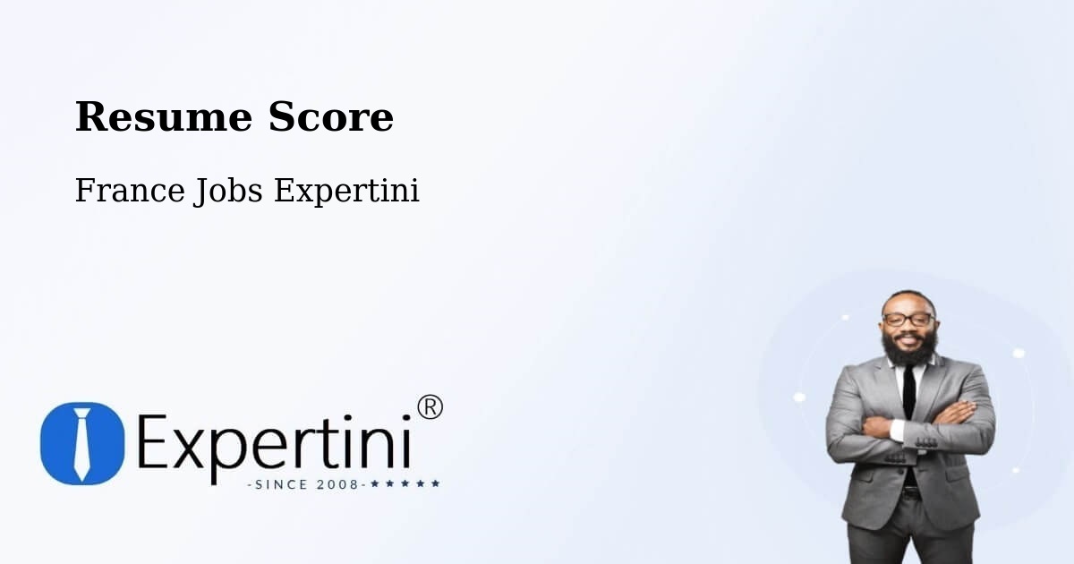 Resume Score & Job Description Match Tool – Camon - France Jobs Expertini