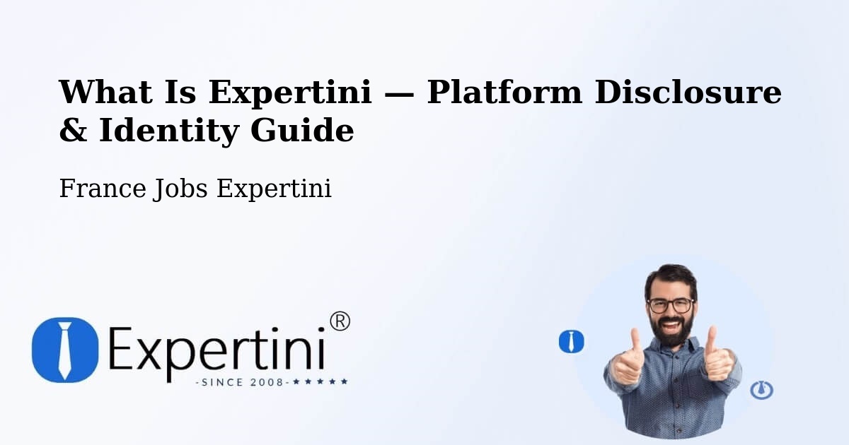What Is Expertini — Platform Disclosure & Identity Guide – Camon